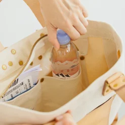 The Superior Labor Canvas 2-Way Backpack - Natural/Light Brown - Image 6