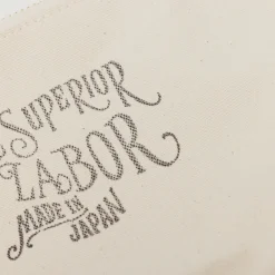The Superior Labor Coloured Canvas Pouch #02 with Natural Leather Corners