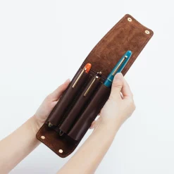 The Superior Labor Ingrassato Fountain Pen Case (three pens)