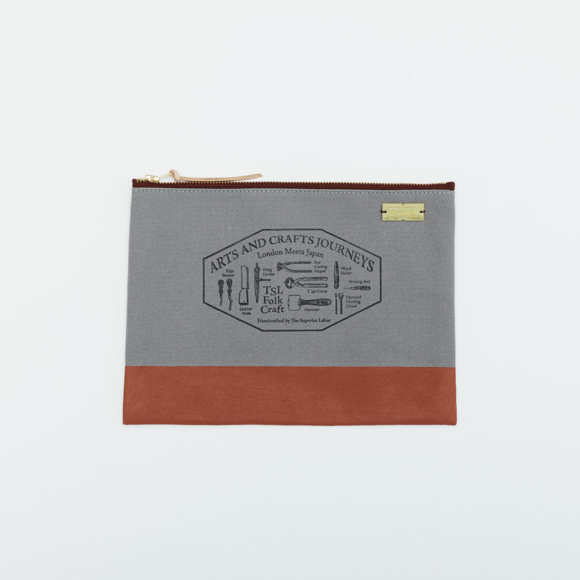 Miso Paper x TSL Canvas Pouch - Arts and Crafts Journeys size 02