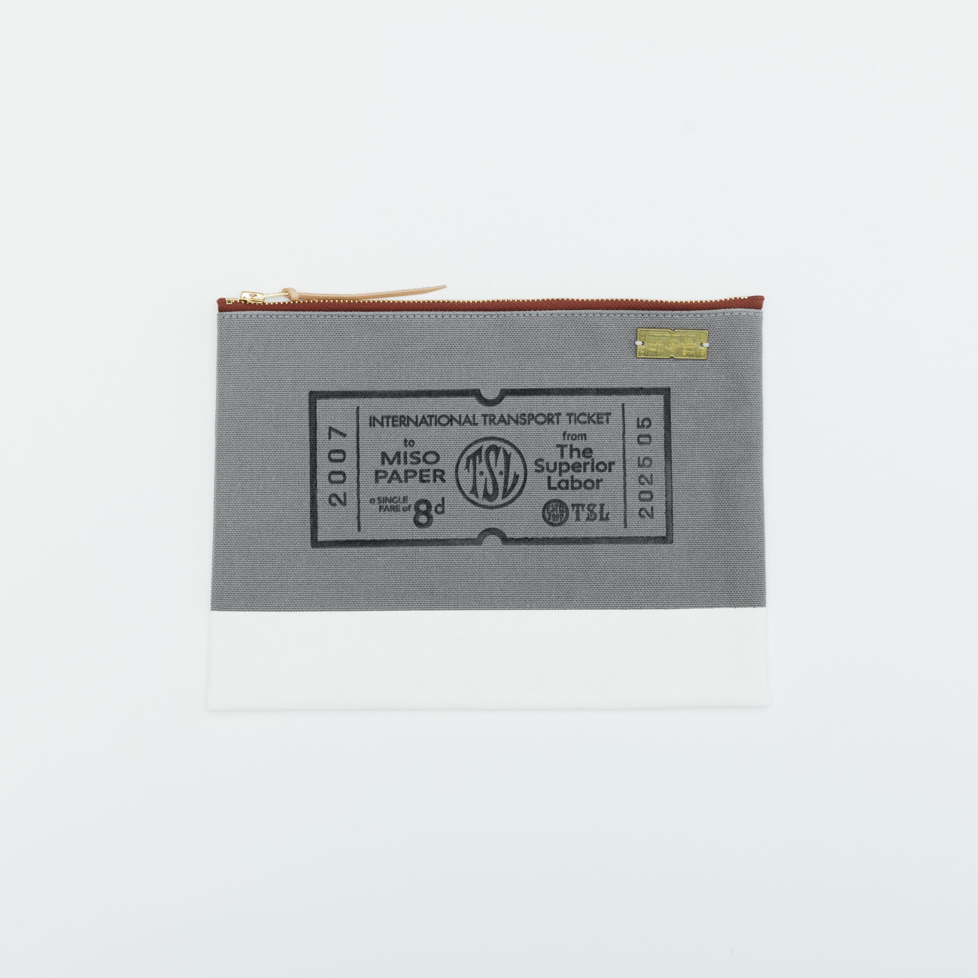Miso Paper x TSL Limited Edition Canvas Pouch - Ticket
