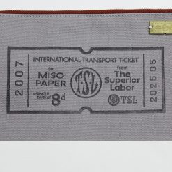 Miso Paper x TSL Limited Edition Canvas Pouch - Ticket