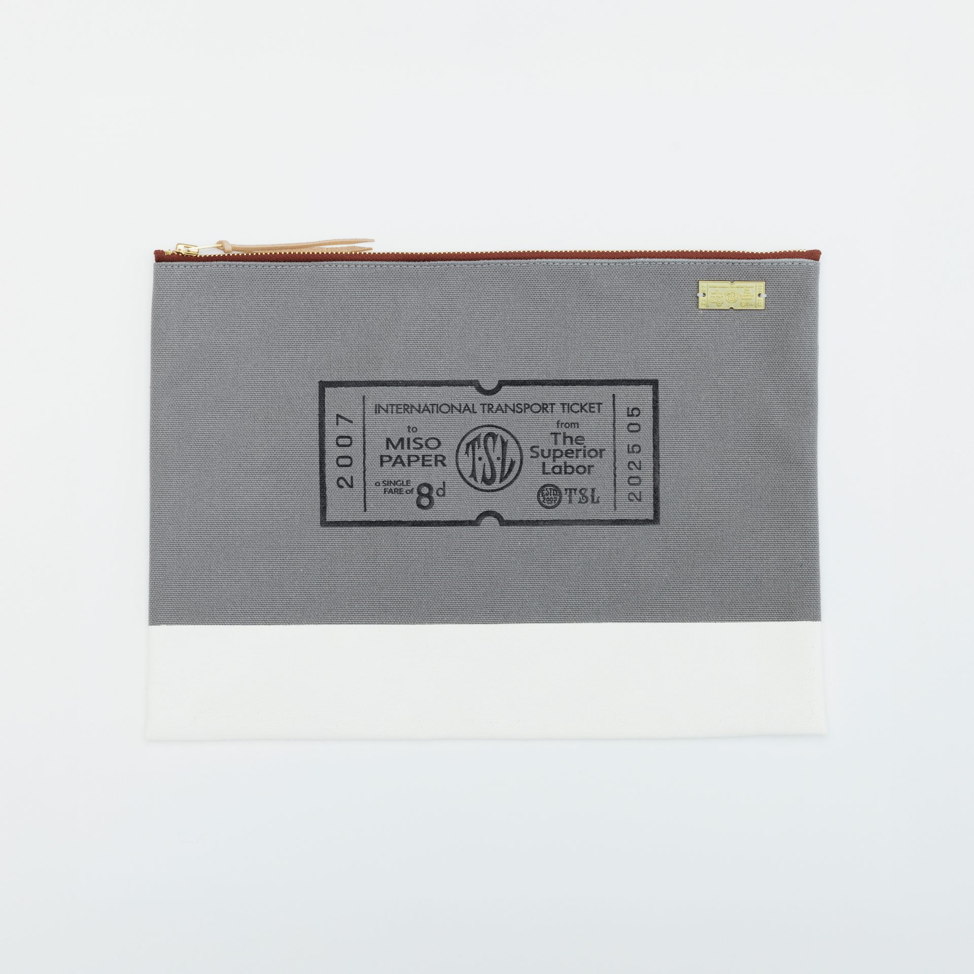 Miso Paper x TSL Limited Edition Canvas Pouch - Ticket