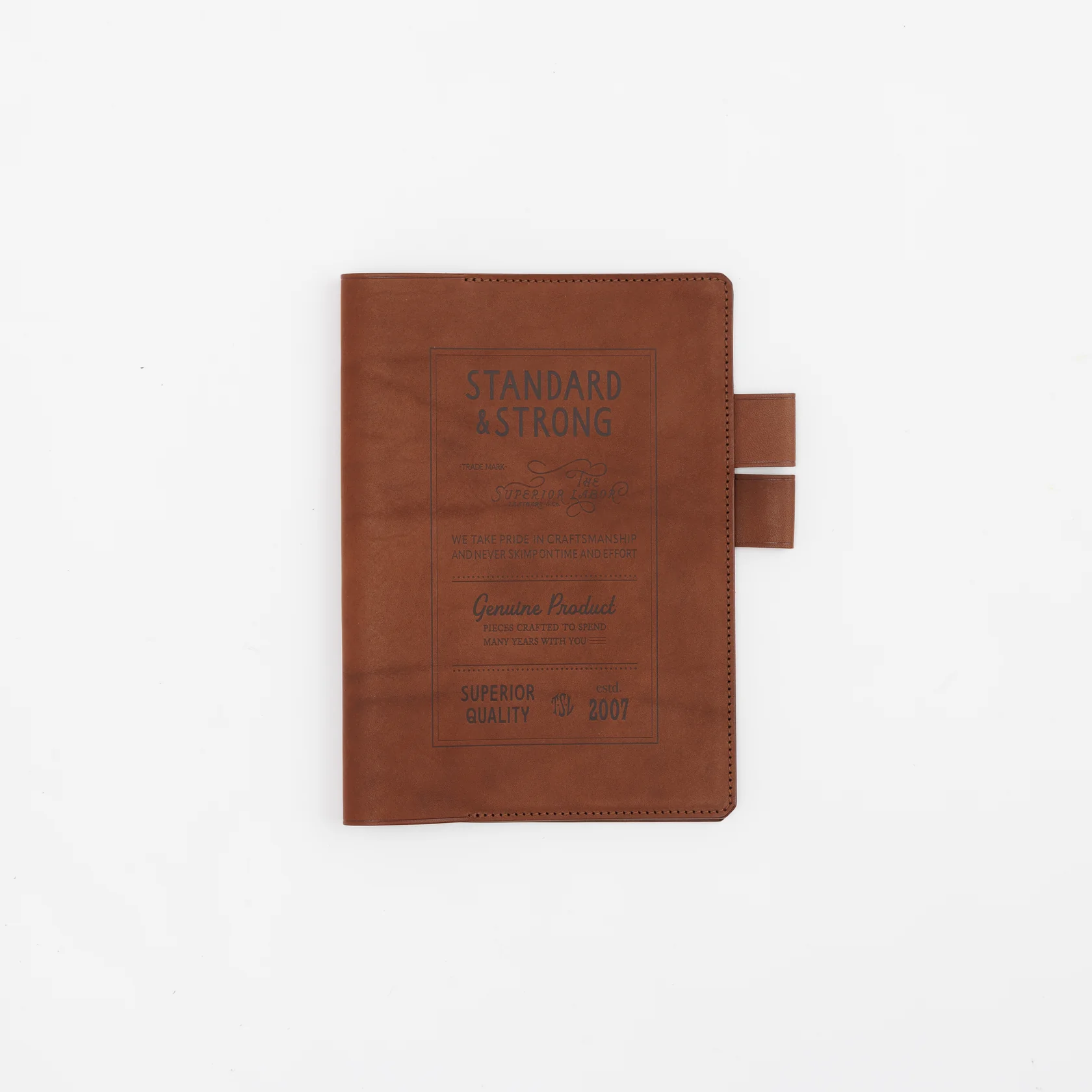 The Superior Labor A5 Notebook Cover - Stamped Note Keeper