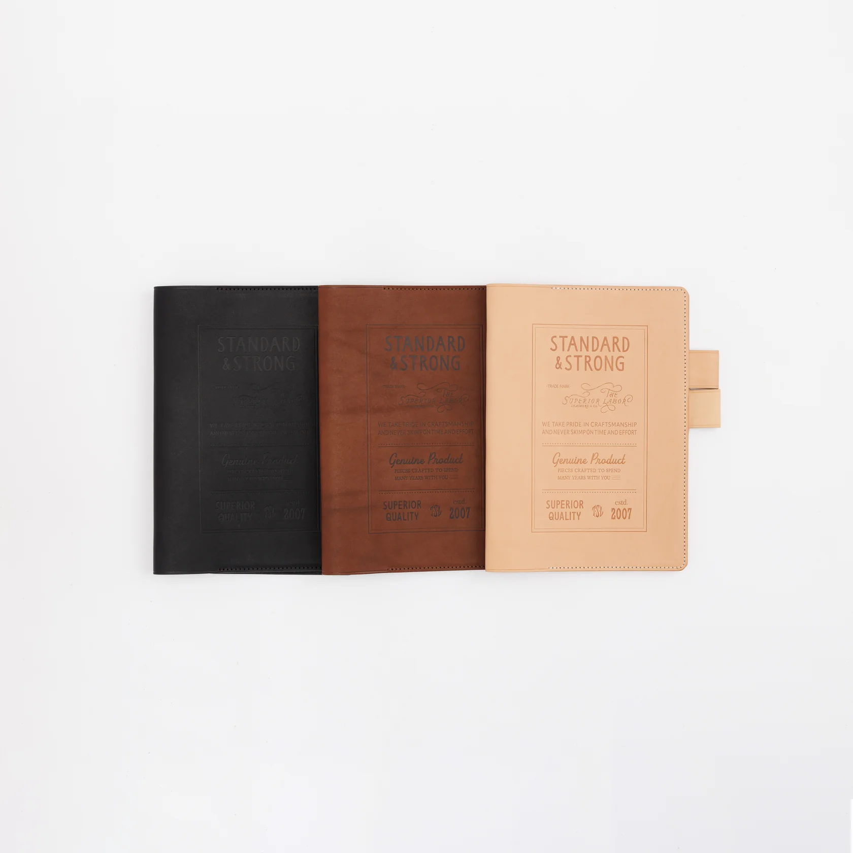 The Superior Labor A5 Notebook Cover - Stamped Note Keeper