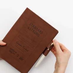 The Superior Labor A5 Notebook Cover - Stamped Note Keeper
