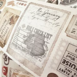 Journal Pages PET Tape - Vintage Ephemera - Image 2