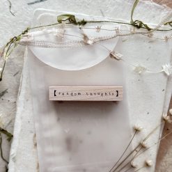 Nove Simple Words Rubber Stamps Random Thoughts
