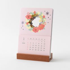 Midori 2026 Laser Cut-Out Calendar - Flowers