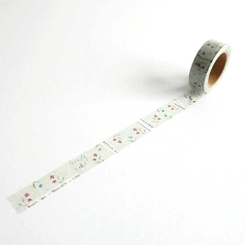 Yohaku Washi tape 068 - Flower Garden