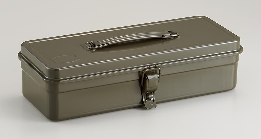 Toyo Steel Trunk Shape Toolbox T-320 Moss Green