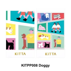 KITTA Washi Stickers - Dog Walk