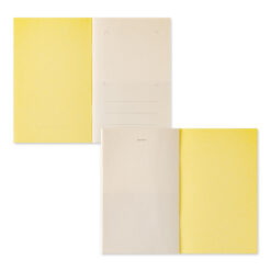 Midori Sticker Book With Pocket - Yellow