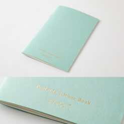Midori Sticker Book With Pocket - Light Blue
