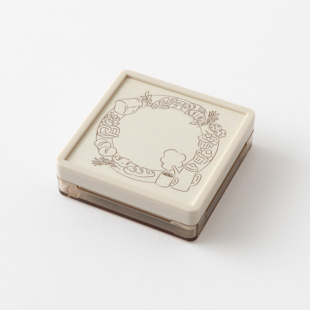 Midori Paintable Stamp Brown Ink - Bread - Image 3