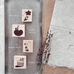 Nove Little Ordinary People Rubber Stamps
