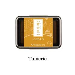 Shachihata Warabe Ink Pad NEW Colours Tumeric