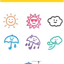 Kodomo no Kao Pochitto Stamp Pick! - Weather