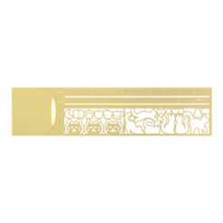Midori Clip Ruler Cat