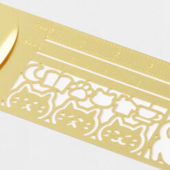 Midori Clip Ruler Cat