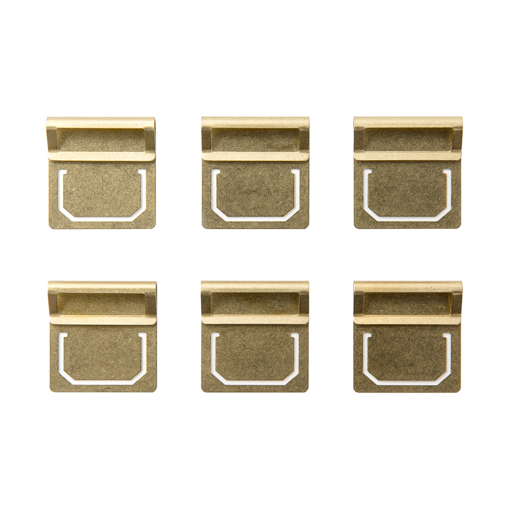 TRAVELER'S Company Brass Index Clips
