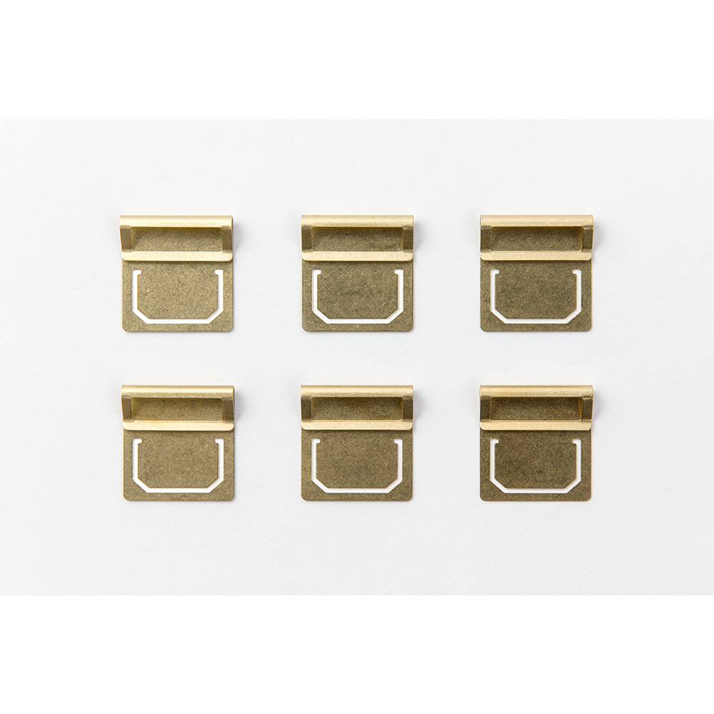 TRAVELER'S Company Brass Index Clips