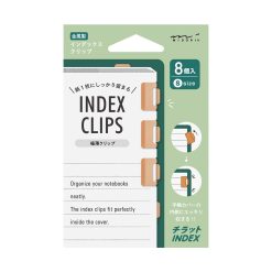 Midori Chiratto Small Index Clips - Copper