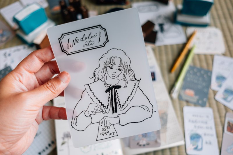 La Dolce Vita Stamp Mat - Stamp Girl