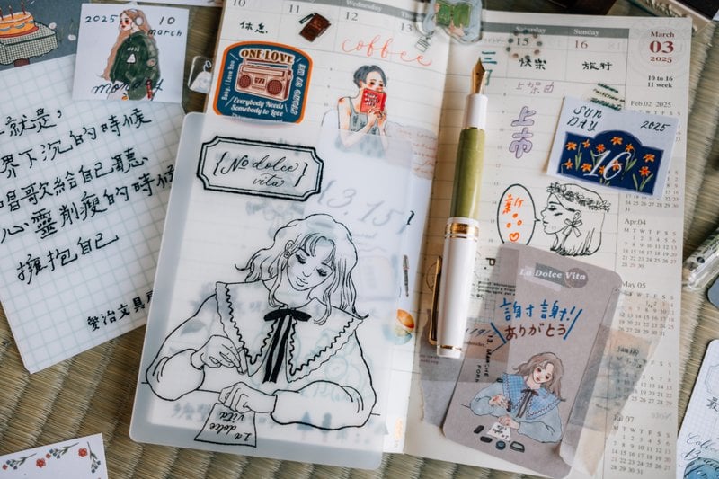 La Dolce Vita Stamp Mat - Stamp Girl - Image 2