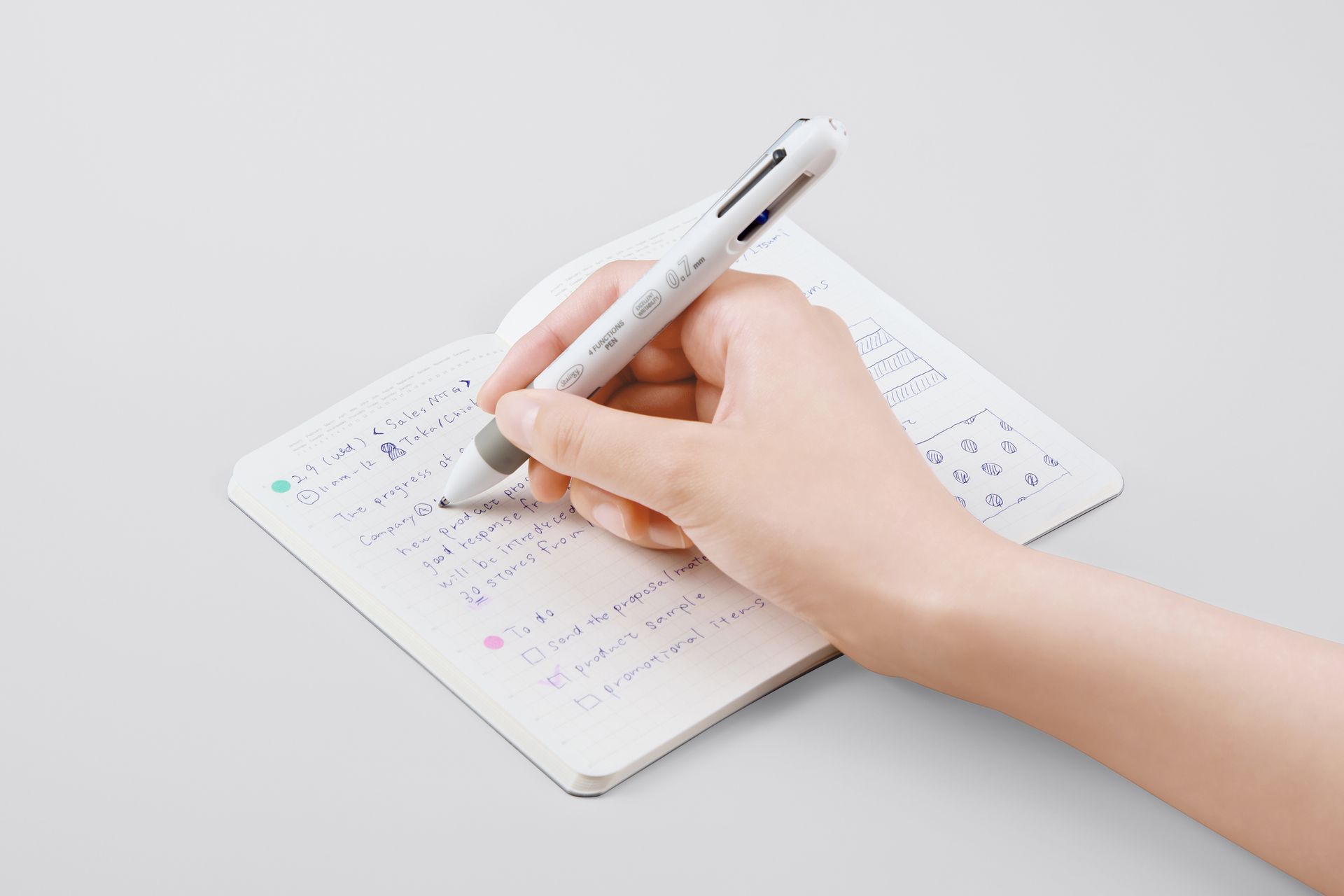 Stalogy 1/2 Year A5 Grid Notebook