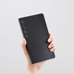 Stalogy 1/2 Year B6 Slim Grid Notebook - Black