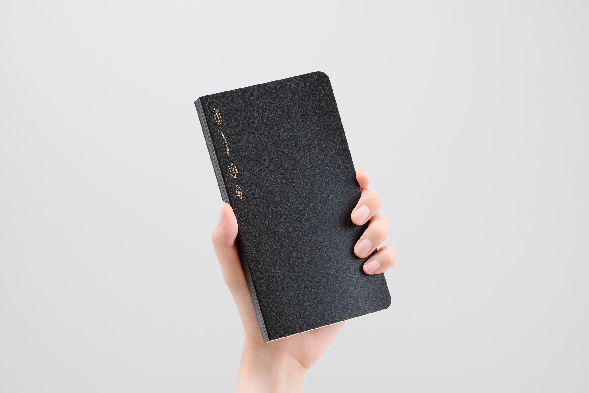 Stalogy 1/2 Year B6 Slim Grid Notebook - Black