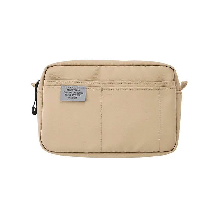 Delfonics Water Repellent Utility Pouch S - Beige