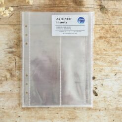 Miso Paper Ring Binder Inserts - 50/50 Vertical Pockets