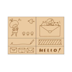 Mizutama x mark's Rubber Stamp Sets