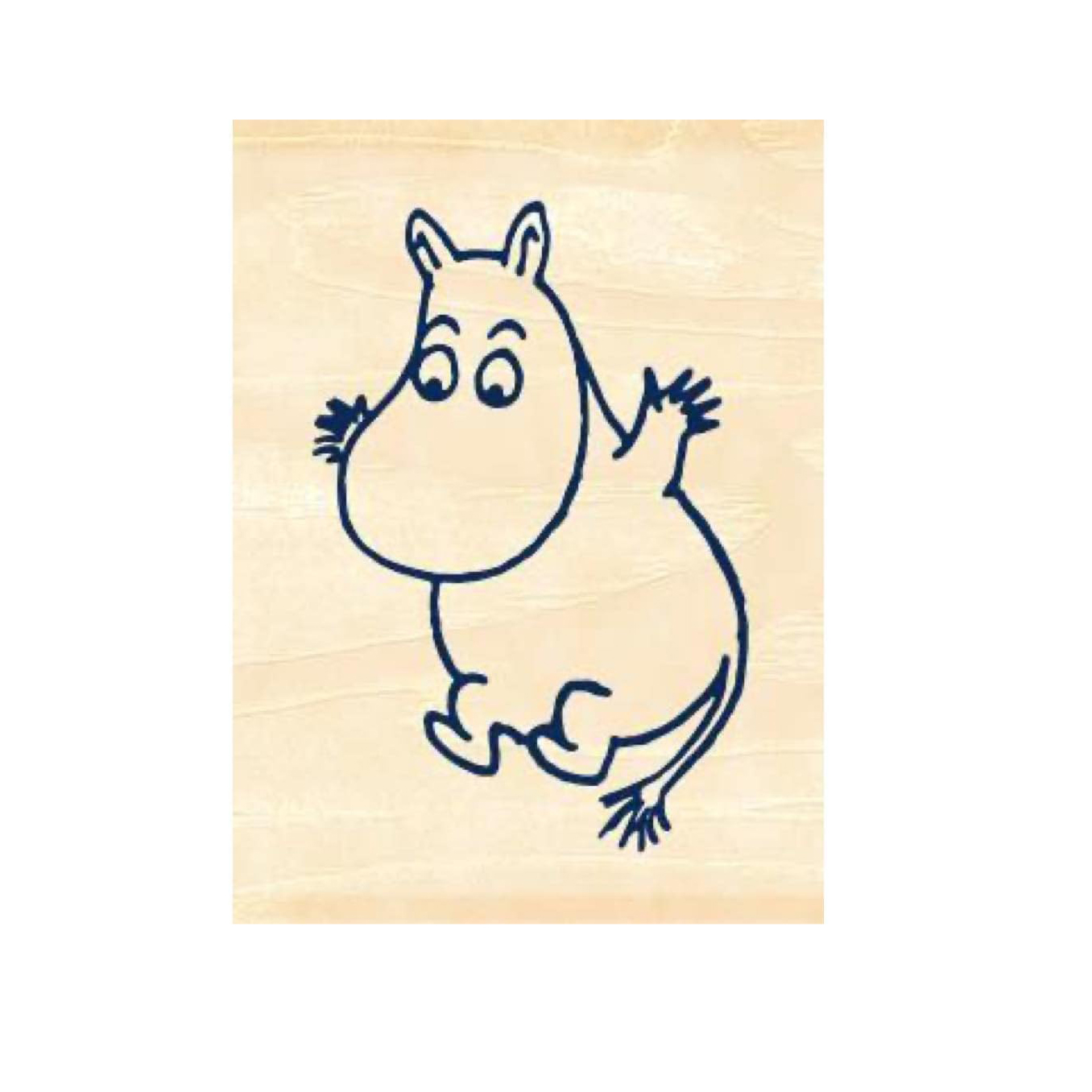 Beverly Rubber Stamp - Moomintroll - Image 3