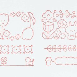 Mizutama x mark's Rubber Stamp Sets
