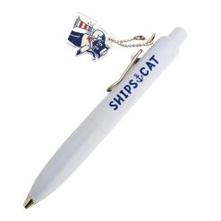 Sanby x Uniball One P Gel Ballpoint Pen with Charm Ships and cat