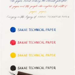 Sakae Iroful Pocket Size Loose Sheets, White 75gsm - Image 3