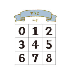 Beverly Numbers Mini Stamps Set