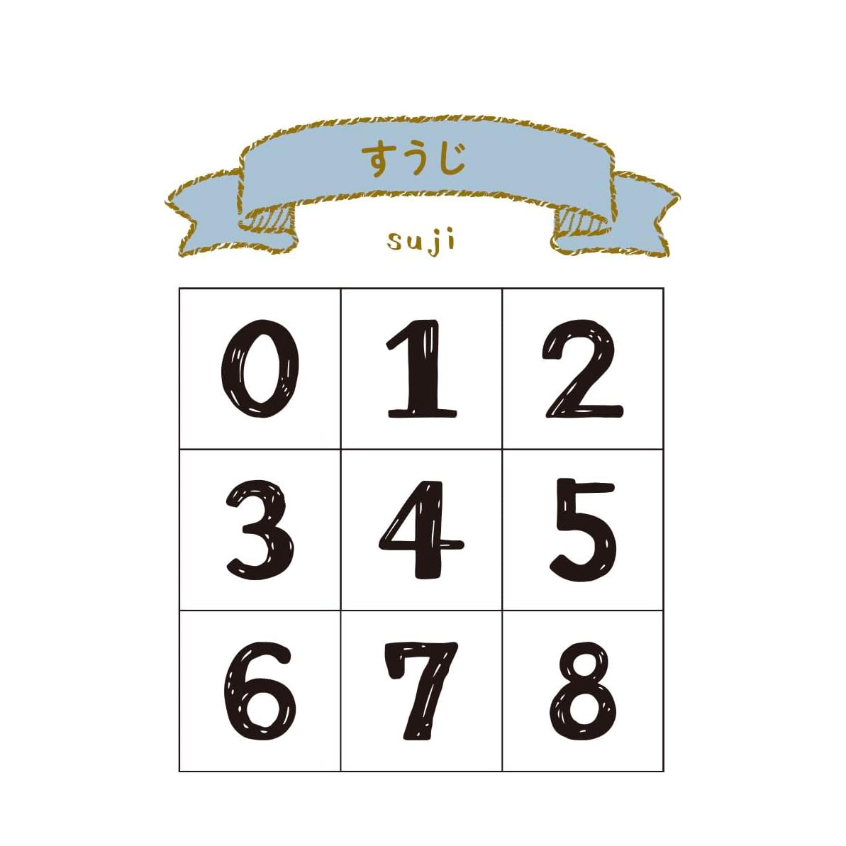 Beverly Numbers Mini Stamps Set