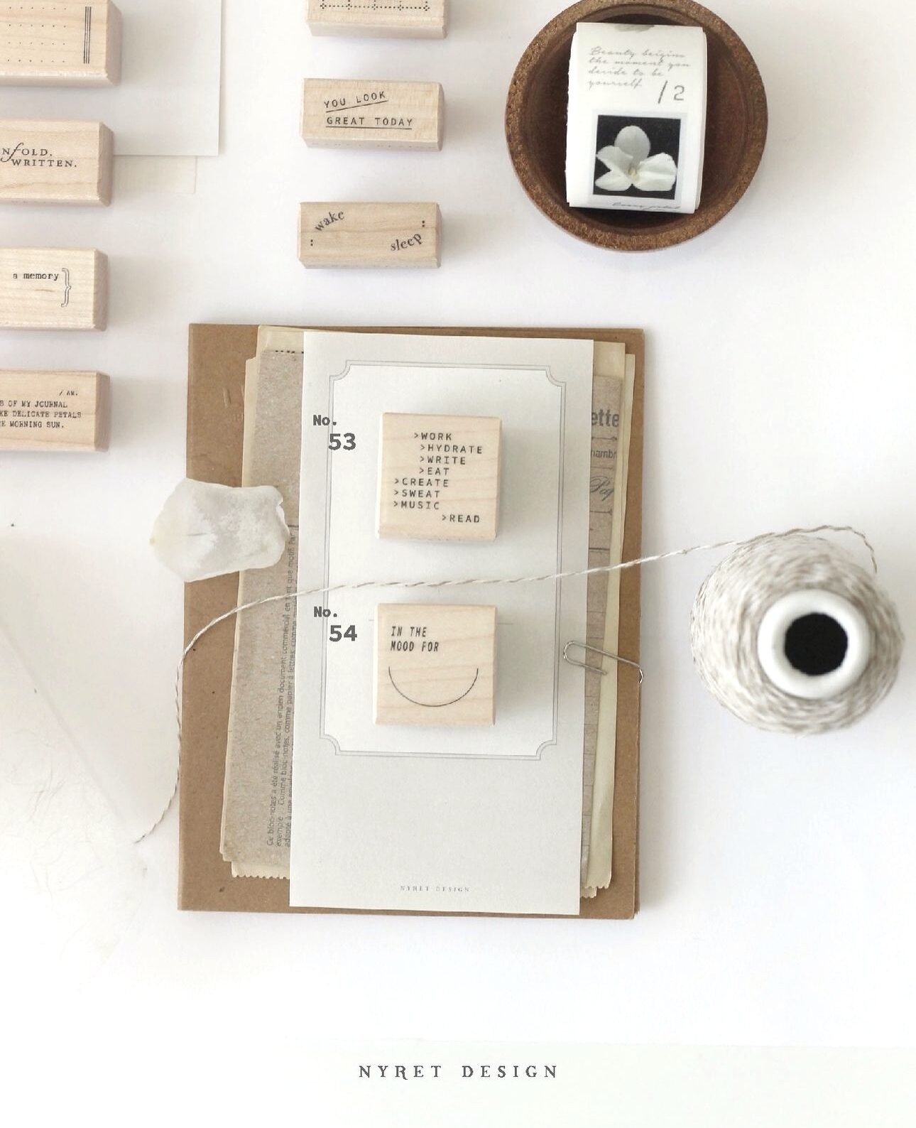 Nyret Rubber Stamps - Vol. 10 Daily Aesthetic - Image 4