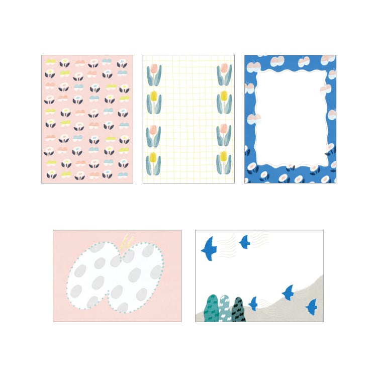 Papier Platz Otegaru Memo - Spring Walk
