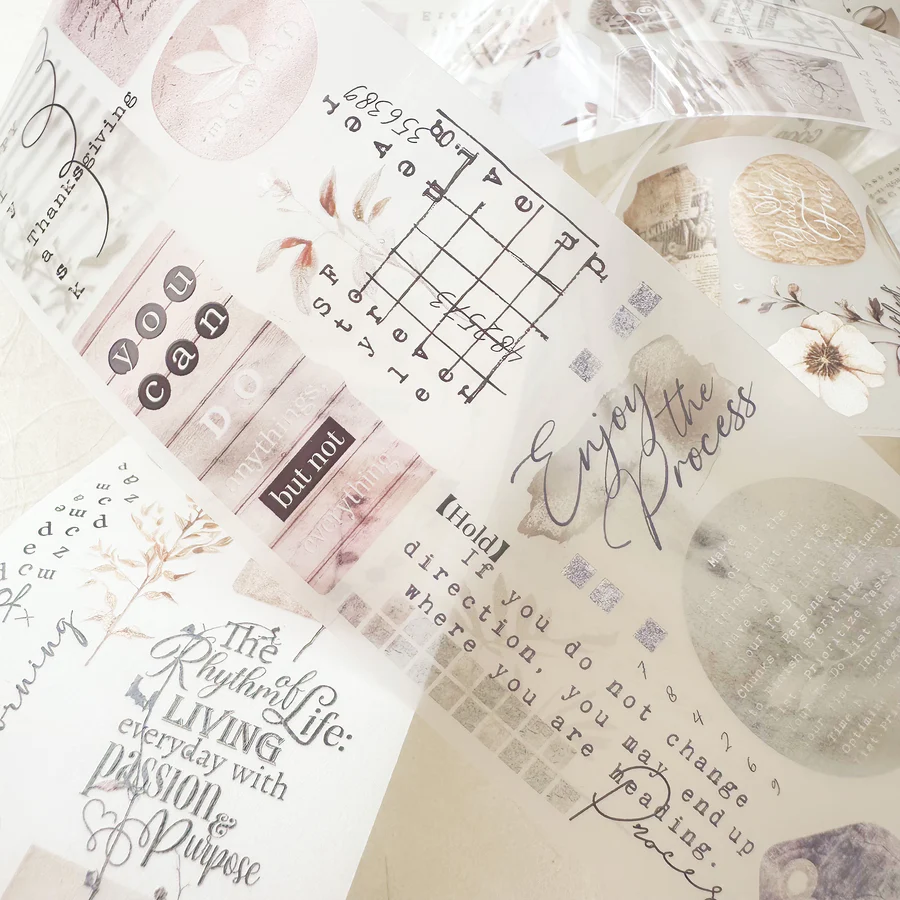 Journal Pages Tape - To Be Continuous (washi and PET)
