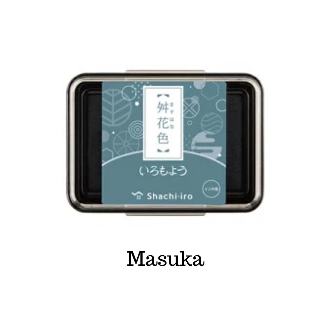 Shachihata Warabe Ink Pad NEW Colours Masuka