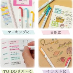 Zebra Mildliner Natural Mild Set - Twin Tip Highlighters