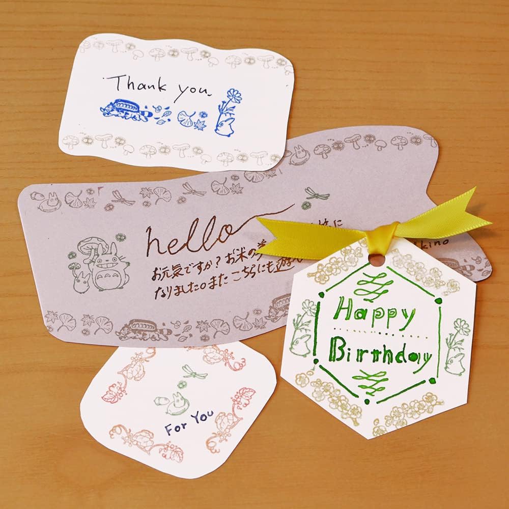 Studio Ghibli My Neighbor Totoro Rubber Stamp Set - Spring & Summer - Image 5
