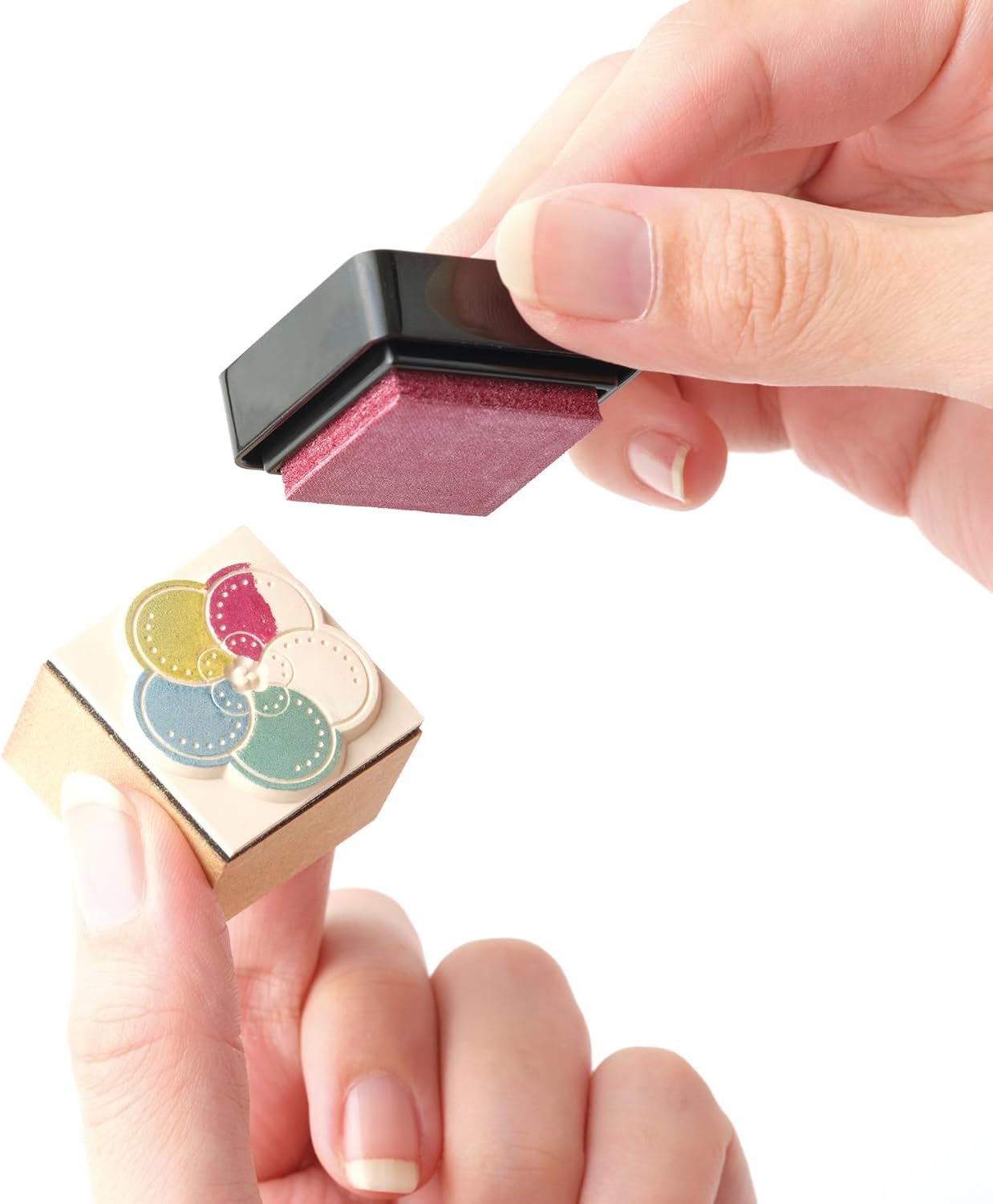 Shachihata Warabe Kisai Sparkling Mini Ink Pad