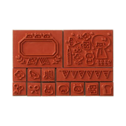 Mizutama x mark's Rubber Stamp Sets