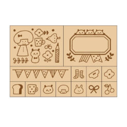 Mizutama x mark's Rubber Stamp Sets